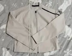 adidas 両面着用ライトグレー ジャケット