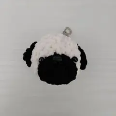 パグ　あみぐるみ　編み物　ハンドメイド　ぬいぐるみ　キーホルダー　犬