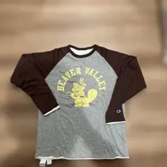 champion サーマル付きロンT バックドロップ別注