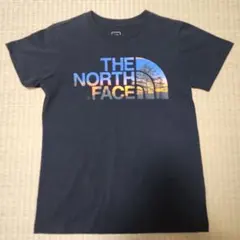 THE NORTH FACE Tシャツ ブラック ロゴプリント