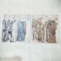 海外 フレークシール 4点セット