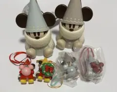ディズニー クリスマス リルリンリン スナックケース カプセルトイ セット