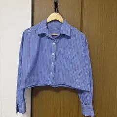 【美品】Ungrid クロップドシャツ