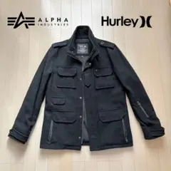 SALE ALPHA INDUSTRIES hurleyコラボジャケットサイズS