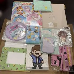 女の子 文房具セット カラフルキャラクター