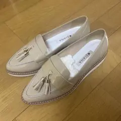 DIANA タッセル付きローファー 22cm ベージュ