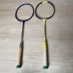 バドミントン　ラケット　ジャンク品　2本セット