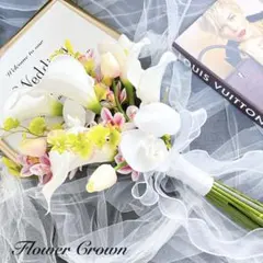 プレゼント付 アーティフィシャルフラワーブーケ クラッチブーケ 結婚式