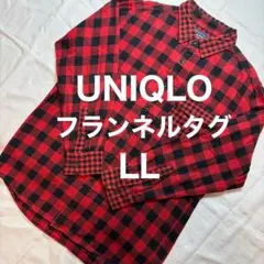 OLD UNIQLO◇ネルシャツ◇フランネルタグ◇バッファローチェック◇y2k