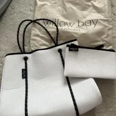 willow bay トートバッグ ホワイトのサムネイル