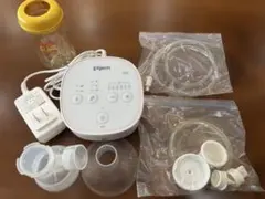 Pigeon 搾乳器　電動 哺乳瓶付き　電動搾乳機　さく乳器　母乳アシスト