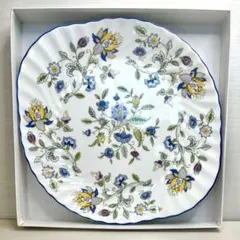 【未使用】ミントン Minton 英国製 ハドンホール ブルー　Ｂ＆Ｂプレート