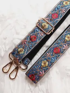 特価J-19インド刺繍リボン※ショルダーストラップ　スマホストラップ　送料込み