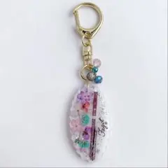 【4427】ファゴット パープル＆ピンク＆ミントグリーンのお花入り バスーンのサムネイル