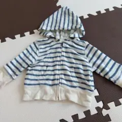 babyGap ストライプ フード付きパーカー 6-12ヶ月