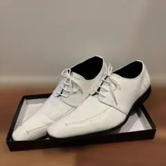 MM/ONE ホワイトフォーマルシューズ