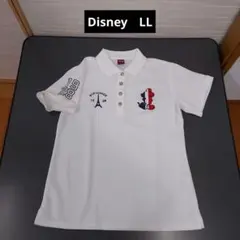 ま*み様 Disney　ディズニー　半袖ポロシャツ　ホワイト レディースLLのサムネイル