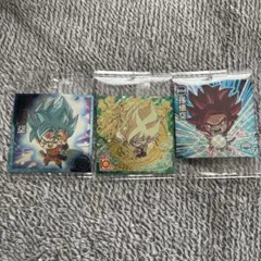 ドラゴンボール 超戦士シール ウエハース 3枚セット