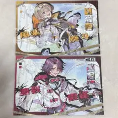 渡会雲雀　風楽奏斗　にじさんじ台湾OU-EN CAFE特典　VOLTACTION