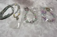 美品 天然石 携帯ストラップ