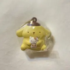 サンリオキャラクターズ　ぺたんこマスコット　ポムポムプリン