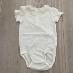 H&M アイボリー レース　襟　ロンパース