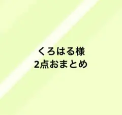 くろはる様 リクエスト 2点 まとめ商品