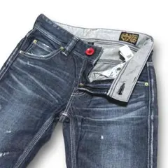 ロデオクラウンズ ダメージ加工 スリムテーパード ストレッチ サイズ24