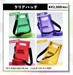浦島坂田船 クリアバッグ ソロフェス うらたぬき