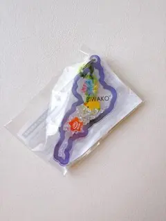 琵琶湖キーホルダー　びわこキーホルダー　新品　紫