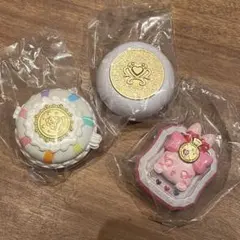 プリキュア　ガチャガチャ　コンパクトミラーコレクション　3個セット