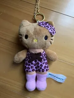 ハローキティ ぬいぐるみ マスコット ヒョウ柄　日焼け　ギャル