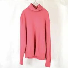 UNIQLO カシミヤ100% タートルネックニット ピンク M セーター