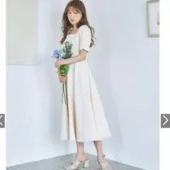 フリンジフレアワンピース　上西星来コラボ
