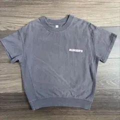 ハンバーガー プリント Tシャツ 110cm グレー　しまむら