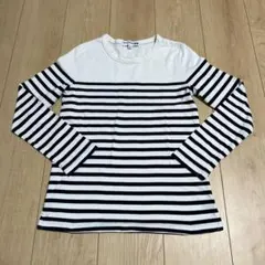 UNIQLO Mサイズ 長袖ストライプTシャツ