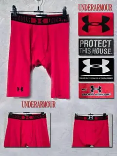 UNDER ARMOUR MD レッド インナータイツ