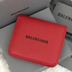 美品⭐️BALENCIAGA バレンシアガ 二つ折り財布 レザー 付属品付きのサムネイル