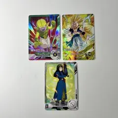 ドラゴンボールスーパーダイバーズ カード3枚セット 魔人クウ ゴテンクス マイ