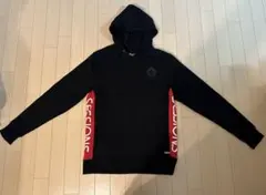 SESSIONS セッションズ　サイドロゴ裏起毛プルパーカー　ブラック　M