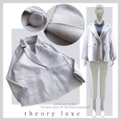 【ダブルフェイス／ブランド•ウール】セオリーリュクス／ダブルブレスト•ジャケット