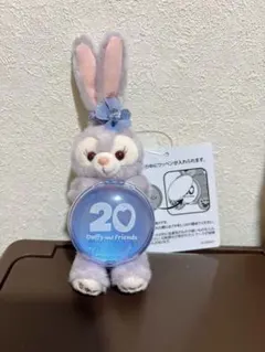 ディズニー ステラルー 20周年 ぬいぐるみバッジ