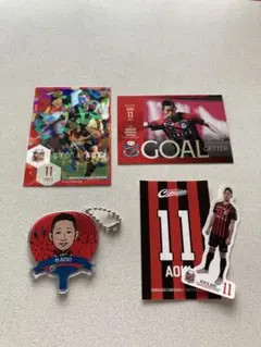 『青木亮太』コンサドーレ札幌 トレーディングカード・ガチャうちわ