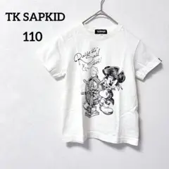 TK SAPKID キッズ ミッキーマウス 海賊デザイン Tシャツ 【110】