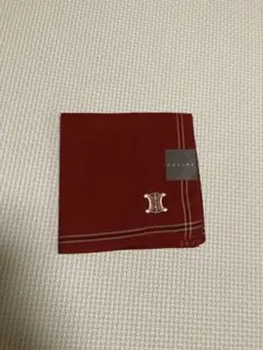 【未使用品】 CELINE 赤 ハンカチのサムネイル