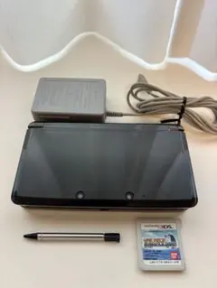 【美品】NINTENDO 3DS コスモブラック動作確認済み ソフト付き