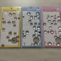 ハチワレ うさぎ　セット 3Dステッカー 3パックセット