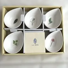 【新品未使用】ラエミーズ　プティ ドロップ・サンク　小鉢　五客揃のサムネイル