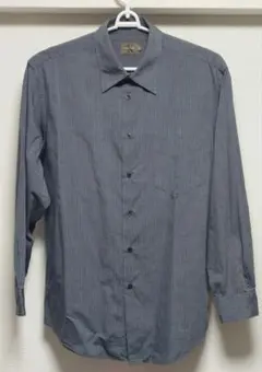 ​【美品】カルバンクライン 長袖シャツ XL 日本製 綿100% ストライプ