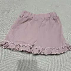 フリル付きピンクショートパンツ 90